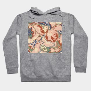 Marbled Paper Design Hoodie